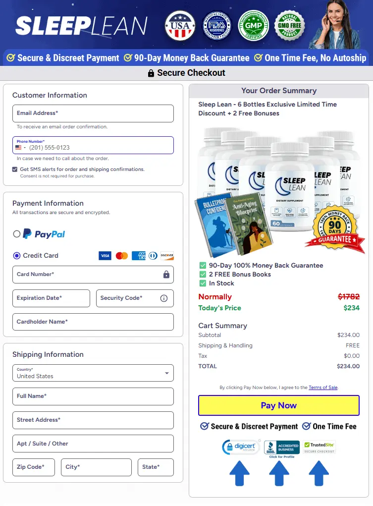 buy SleepLean official website